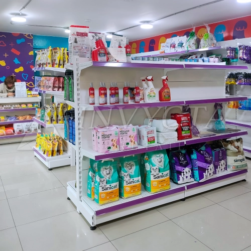 gondolas metalicas para pet store