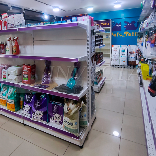 gondolas metalicas para pet shop