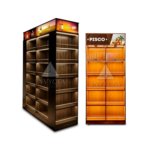 muebles para licores LED